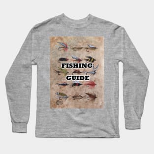 Fishing Guide- trout flies Long Sleeve T-Shirt